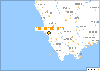 map of Galunggalung