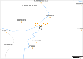 map of Galunka