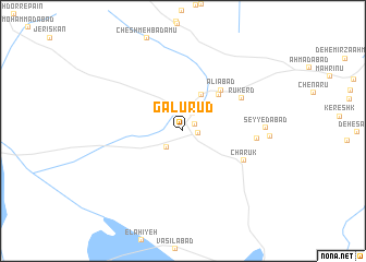 map of Galū Rūd