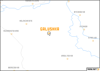 map of Galushka