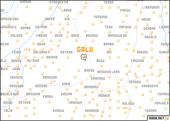 map of Galu