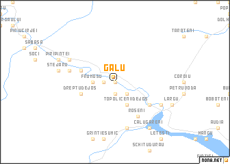 map of Galu