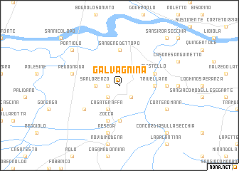 map of Galvagnina