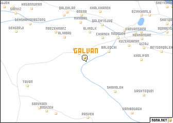 map of Galvān