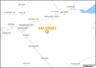 map of Galʼvasay