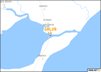 map of Galva