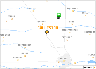 map of Galveston