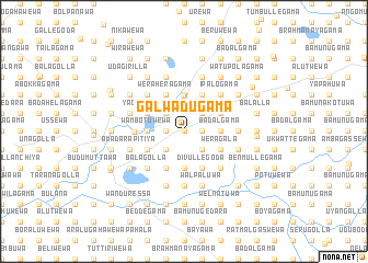 map of Galwadugama