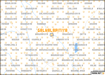 map of Galwalapitiya