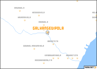 map of Galwangedipola