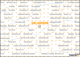 map of Galwarama