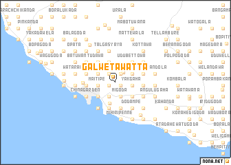 map of Galwetawatta