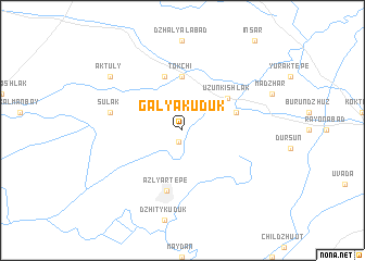 map of Galya-Kuduk