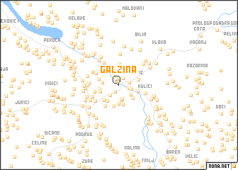 map of Galzina