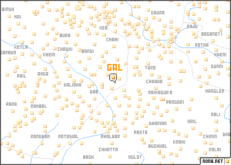 map of Gal