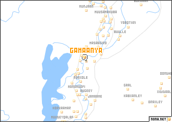 map of Gamaanya