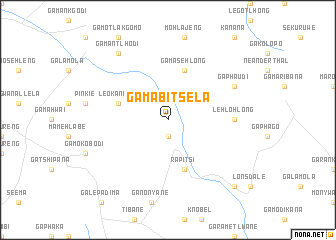 map of Ga-Mabitsela