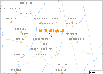 map of Ga-Mabitsela