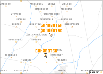 map of Ga-Mabotsa