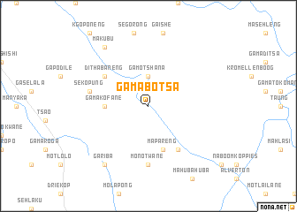 map of Ga-Mabotsa