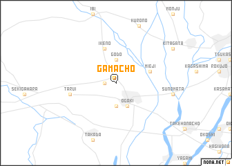 map of Gamachō