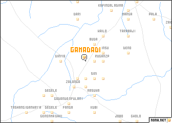 map of Gamadadi