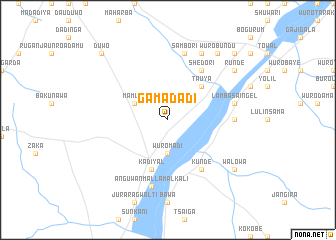 map of Gamadadi