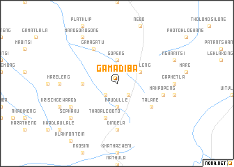 map of Ga-Madiba