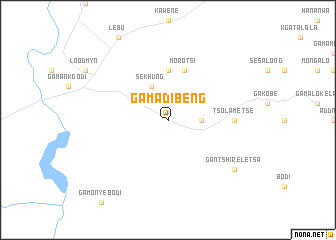 map of Ga-Madibeng