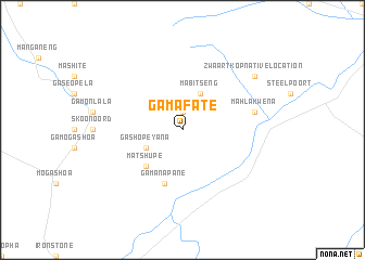 map of Ga-Mafate