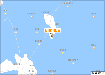 map of Gamage
