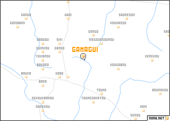 map of Gamagui