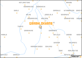 map of Ga-Mahlokwane