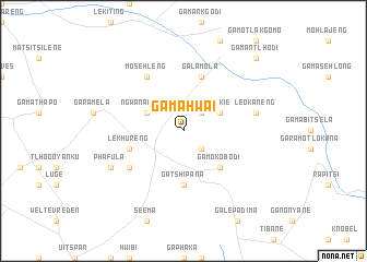 map of Ga-Mahwai