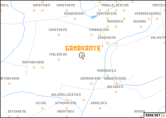 map of Ga-Makanye