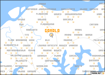 map of Gamalã