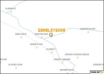 map of Gamaleyevka