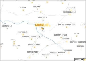 map of Gamaliel