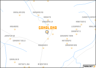 map of Ga-Maloma