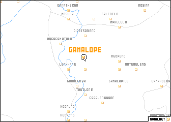 map of Ga-Malope