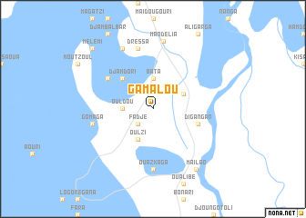 map of Gamalou