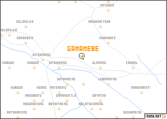 map of Ga-Mamebe