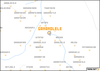 map of Ga-Mamolele