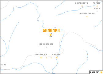 map of Ga-Mampa