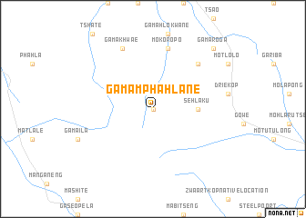 map of Ga-Mamphahlane