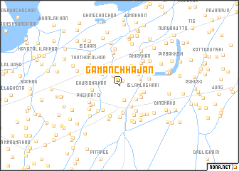 map of Gaman Chhajan