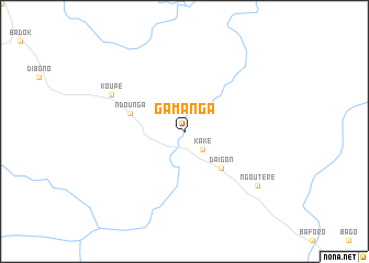 map of Gamanga