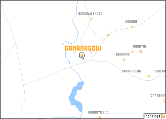 map of Ga-Mankgodi