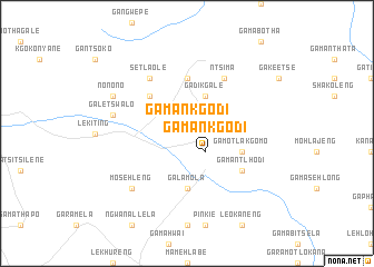 map of Ga-Mankgodi