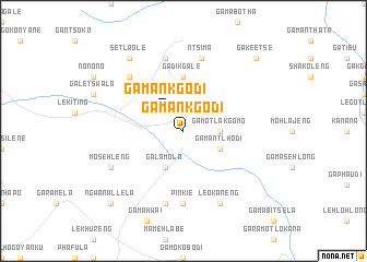 map of Ga-Mankgodi